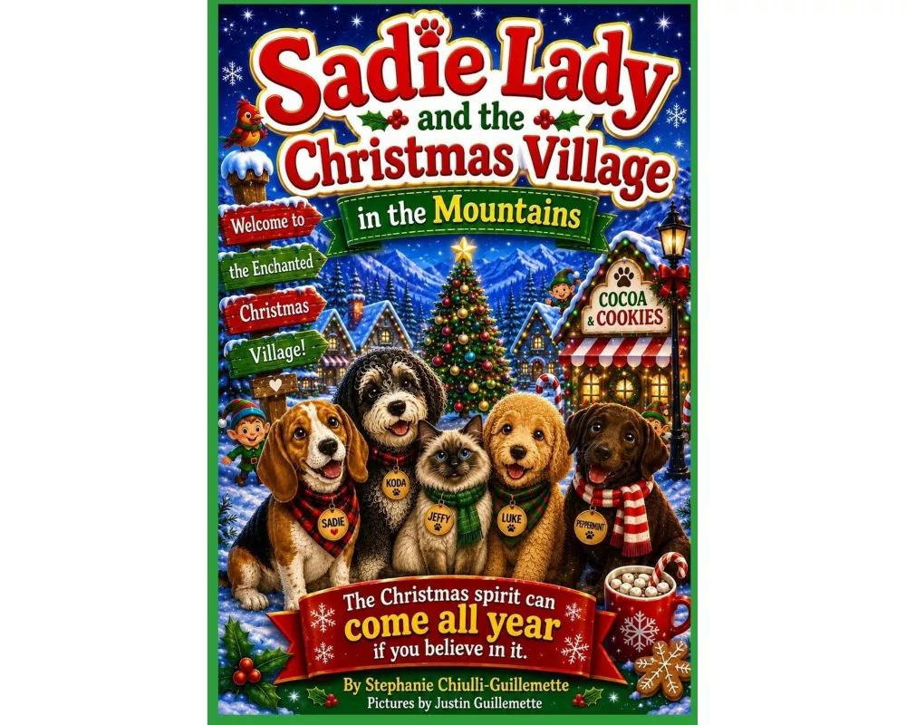 Sadie Lady and The Christmas Village in the Mountains