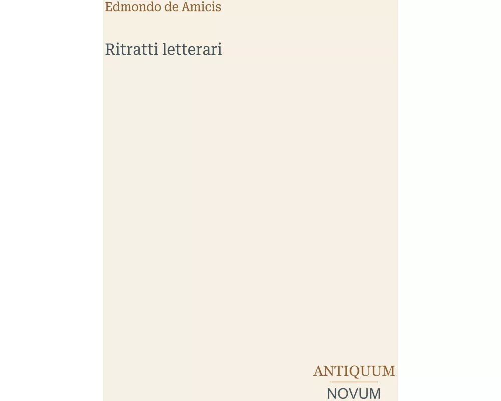 Ritratti letterari