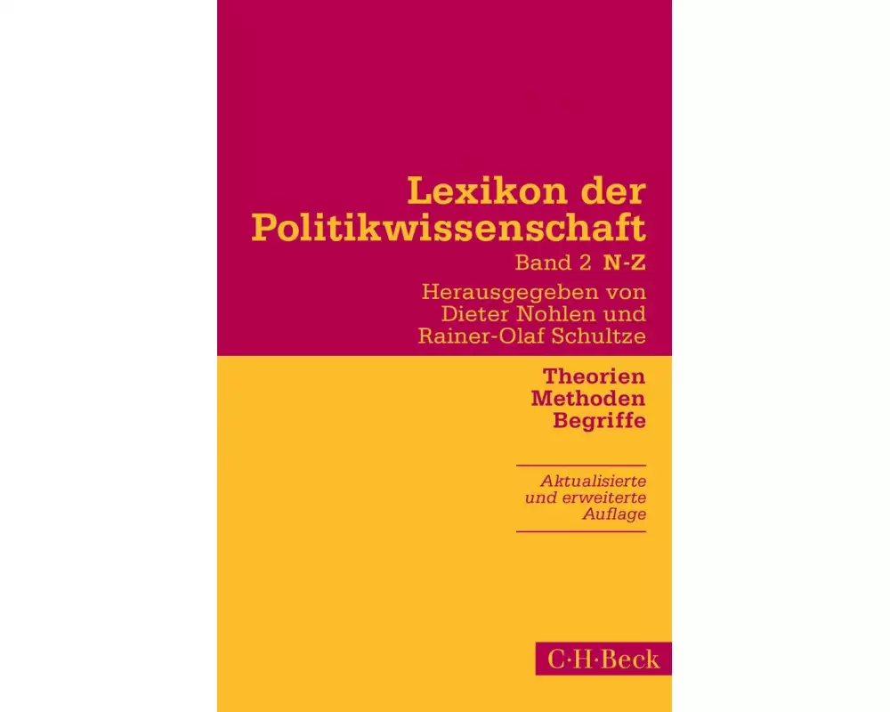 Lexikon der Politikwissenschaft Bd. 2: N-Z