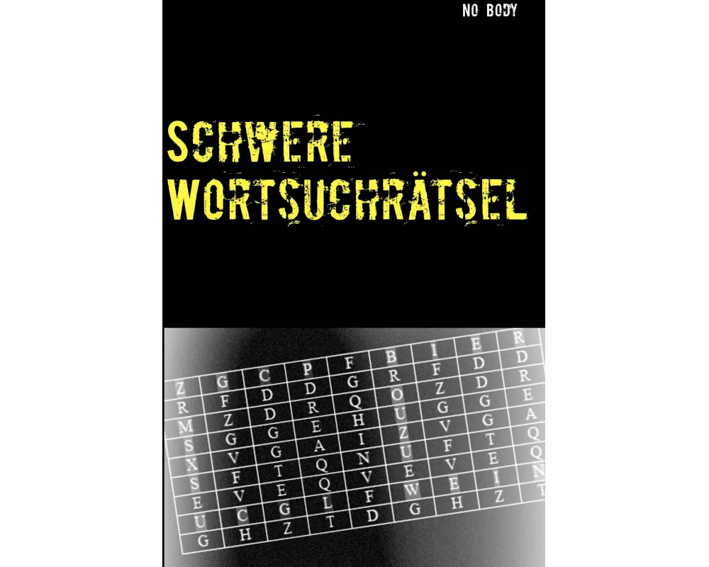 Schwere Wortsuchrätsel