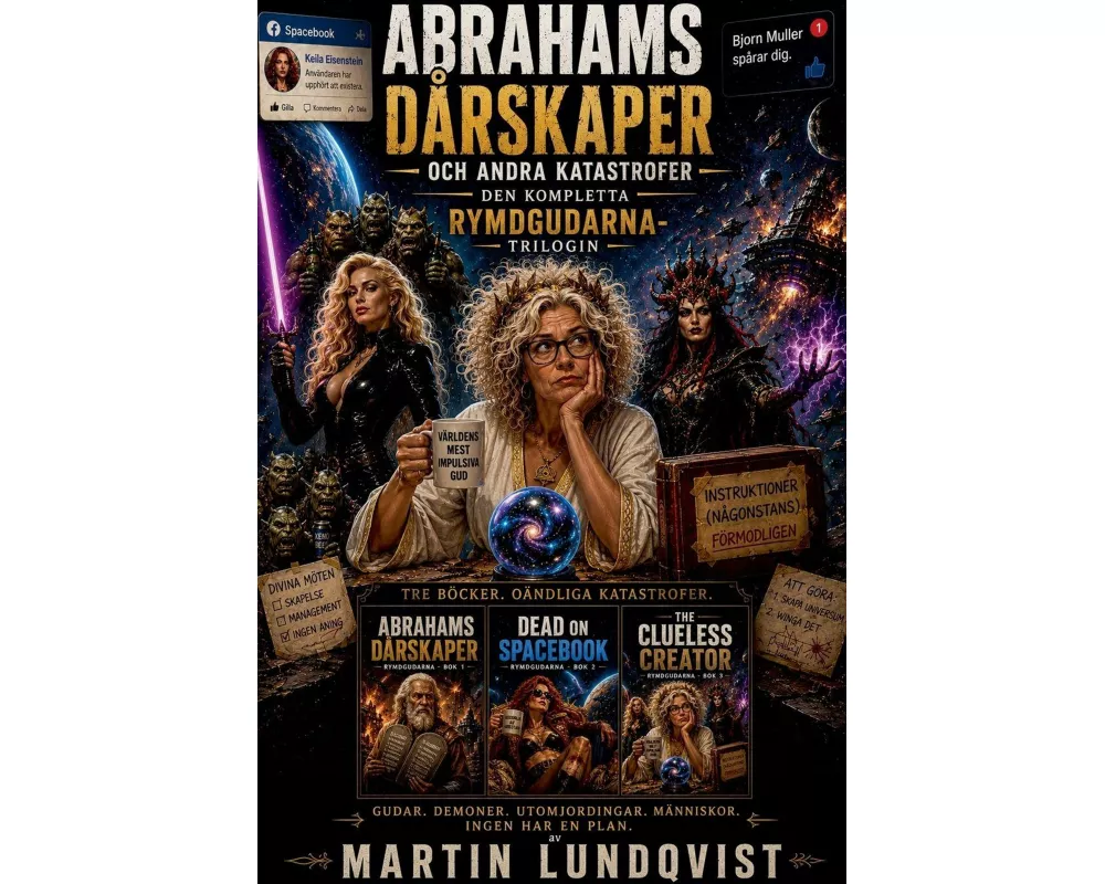Abrahams Dårskaper och andra katastrofer - Den kompletta Rymdgudarna-trilogin