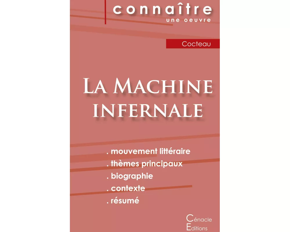 Fiche de lecture La Machine infernale de Jean Cocteau (Analyse littéraire de référence et résumé complet)