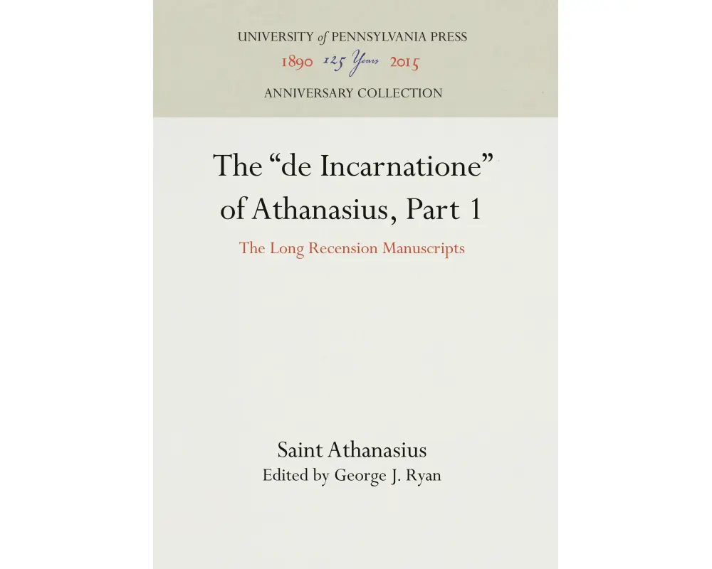 The de Incarnatione of Athanasius, Part 1