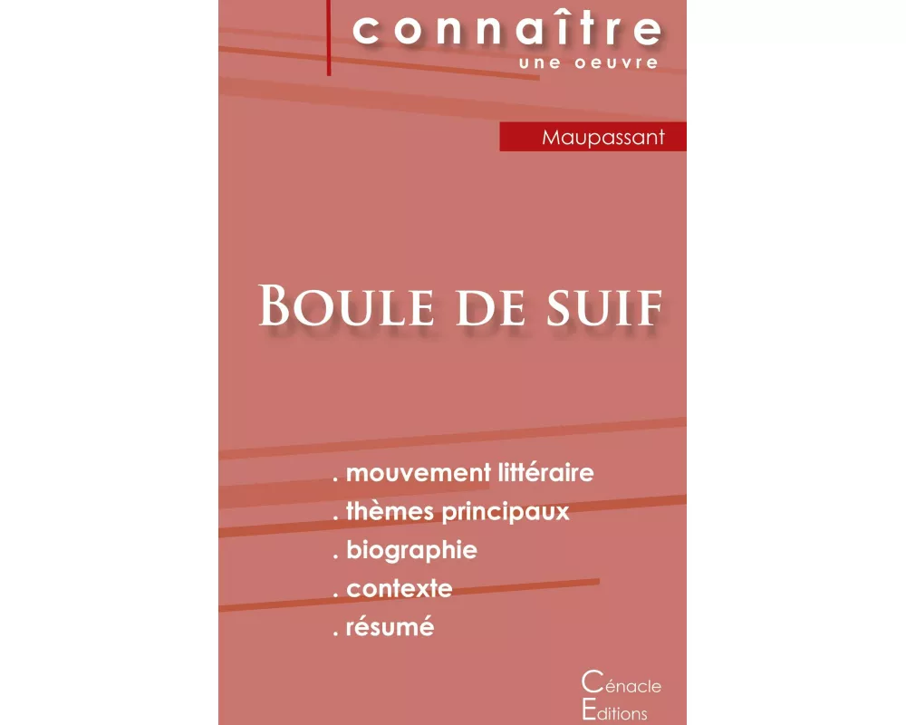 Fiche de lecture Boule de suif de Maupassant (Analyse littéraire de référence et résumé complet)