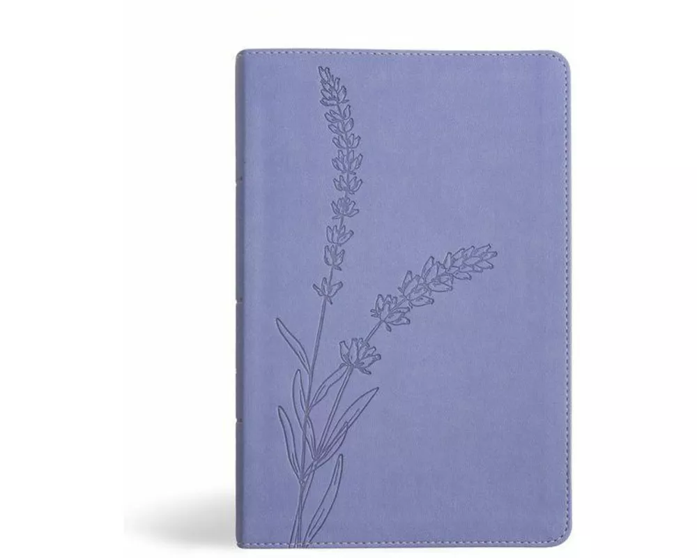KJV Personal Size Giant Print Bible, Lavender Leathertouch, Indexed
