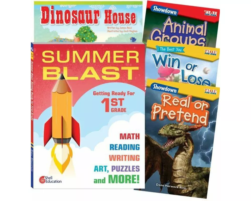 Learn-at-Home: Summer Reading Bundle Grade 1: 5-Book Set
