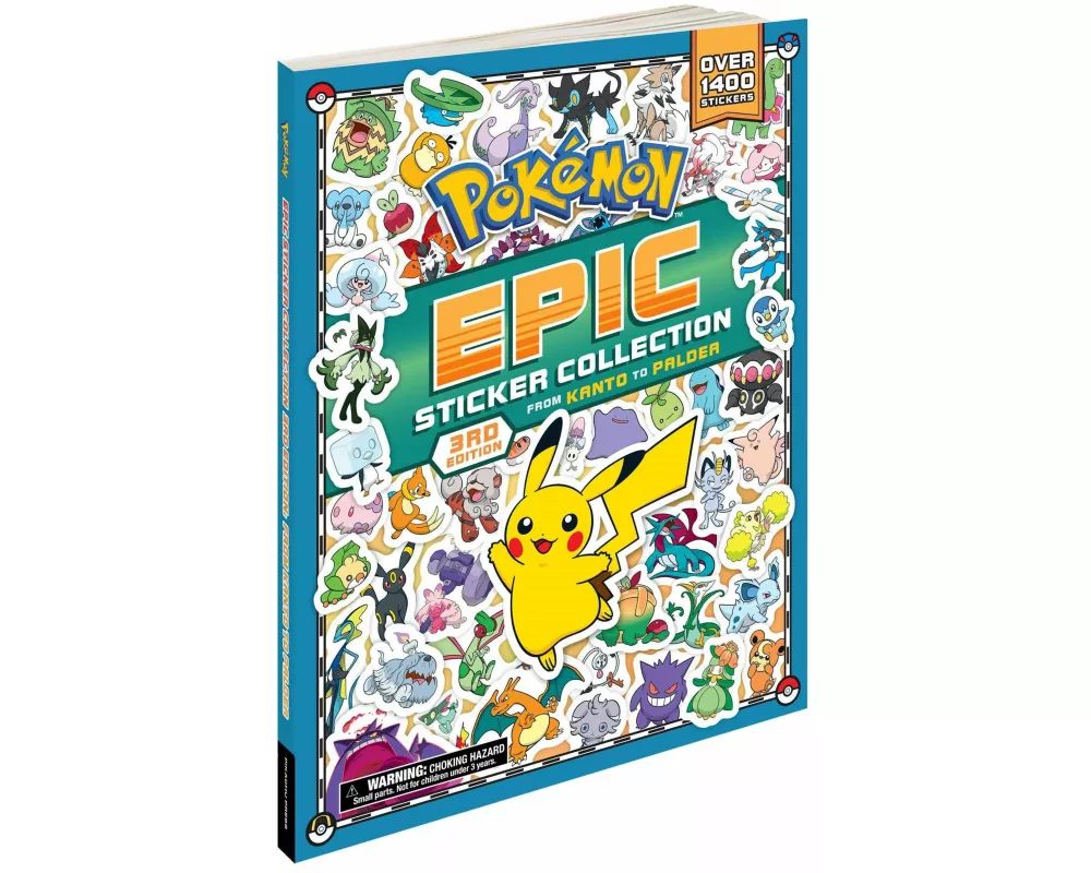 Pokémon Epic Sticker Collection 3rd Edition: From Kanto to Paldea