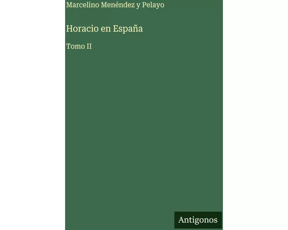 Horacio en España