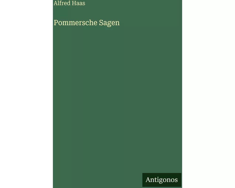 Pommersche Sagen