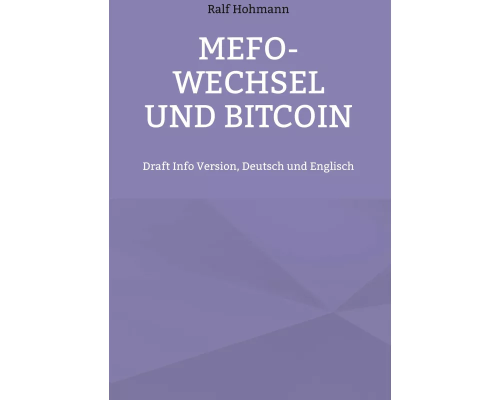 Mefo-Wechsel und Bitcoin