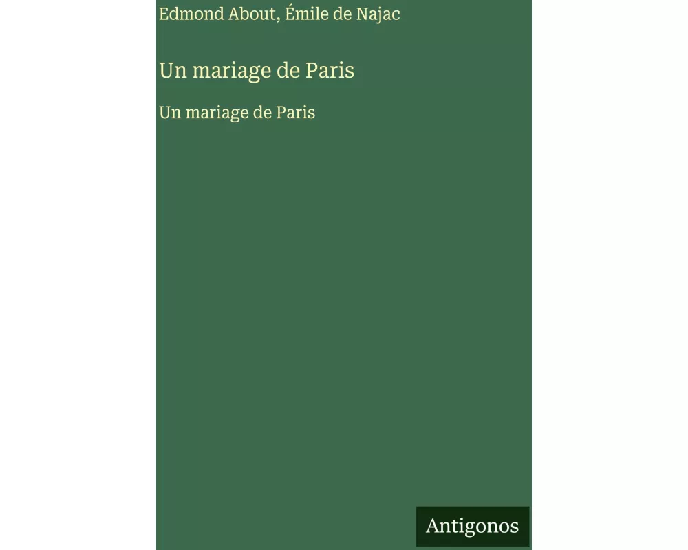 Un mariage de Paris