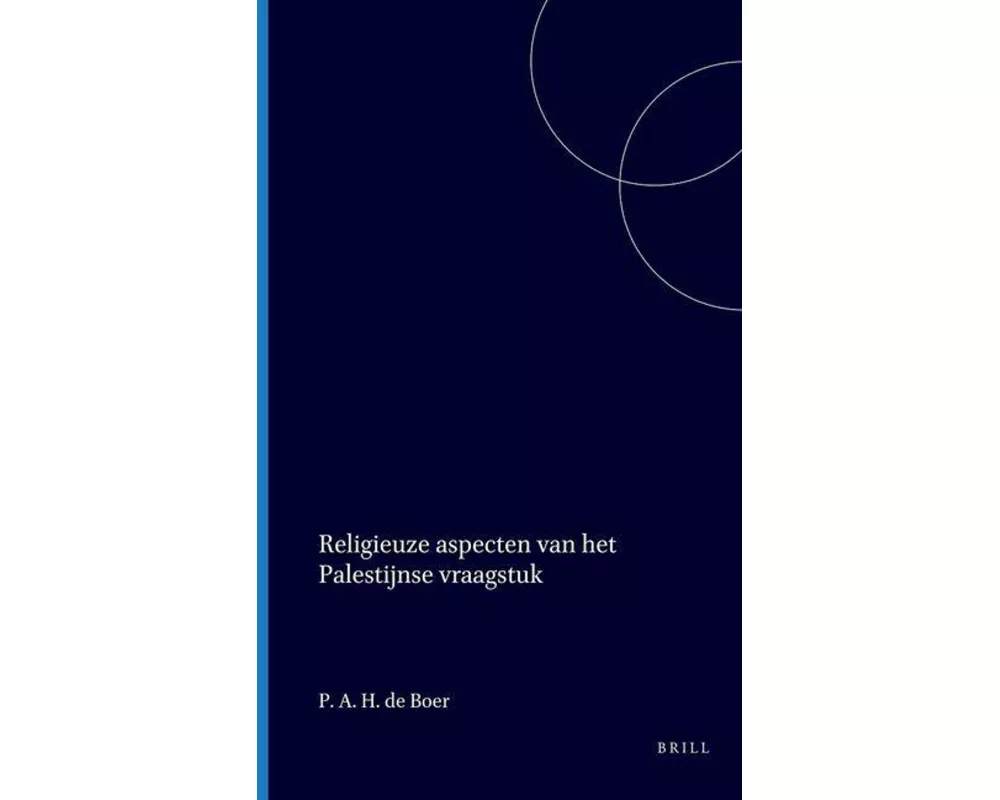 Religieuze Aspecten Van Het Palestijnse Vraagstuk