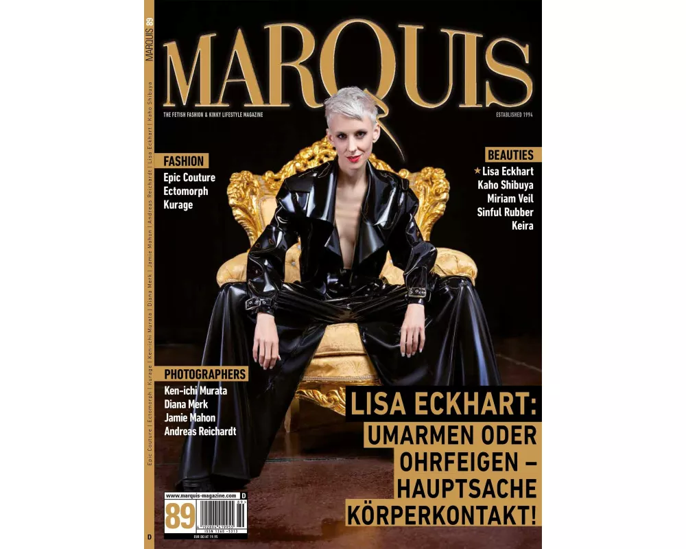 MARQUIS Magazine No. 89 - Fetish, Fashion, Latex & Lifestyle -- Deutsche Ausgabe