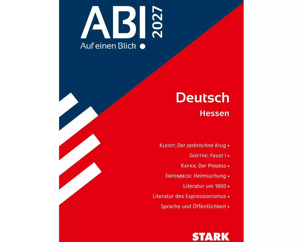 STARK Deutsch - Abi - Auf einen Blick! 2027 Hessen