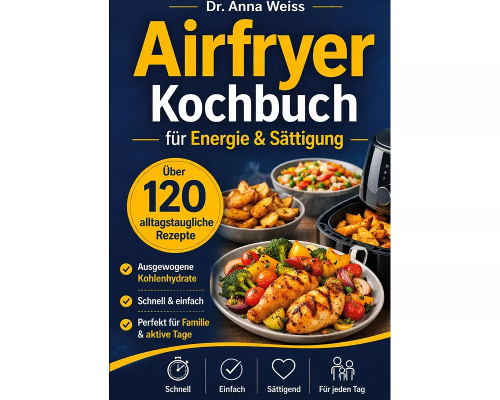 Airfryer Kochbuch für Energie & Sättigung