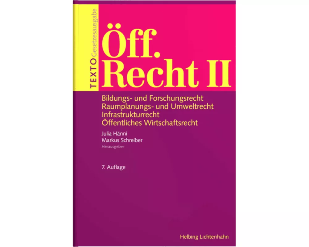TEXTO Öff. Recht II