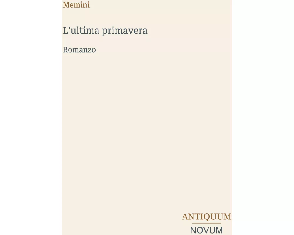 L'ultima primavera