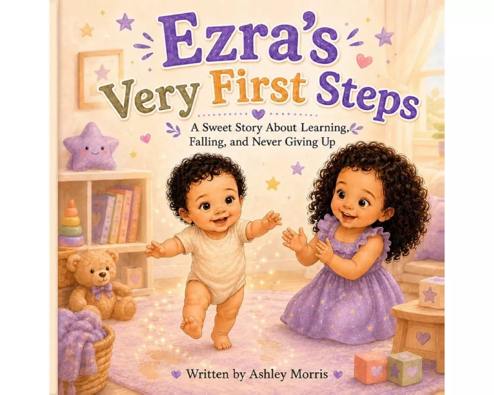 Ezra's Very First Steps