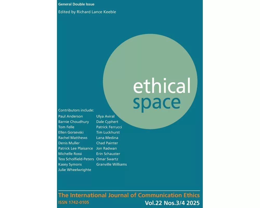 Ethical Space Vol. 22 Issue 3/4