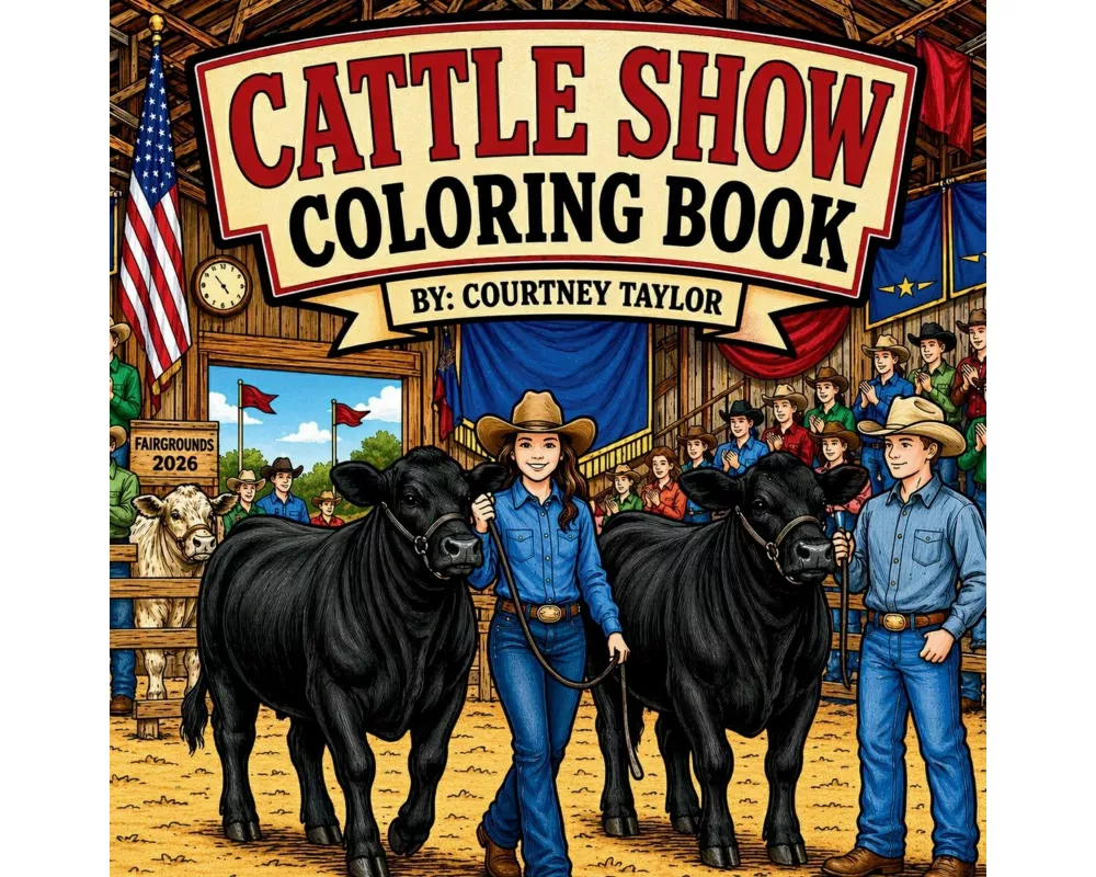 Cattle Show Coloring Book