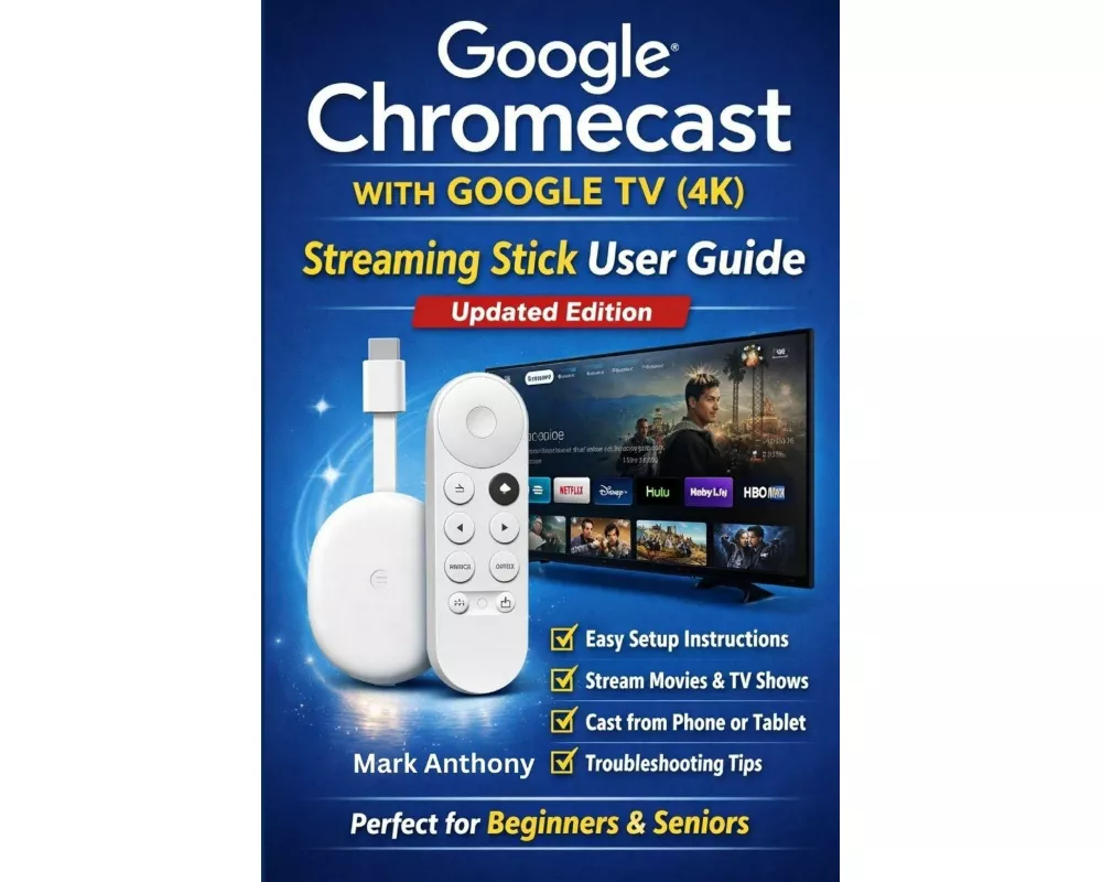 Google Chromecast with Google TV (4K) - Streaming Stick User Guide (Updated Edition)