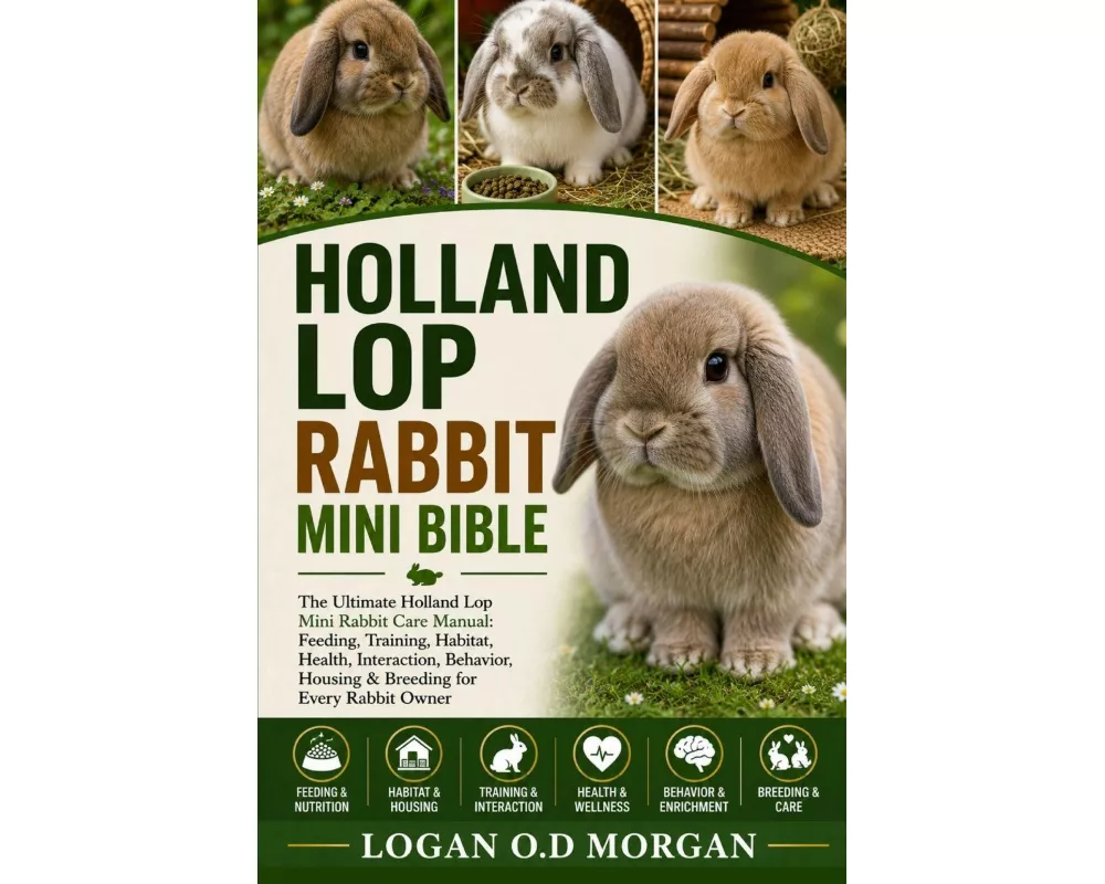 Holland Lop Rabbit Mini Bible