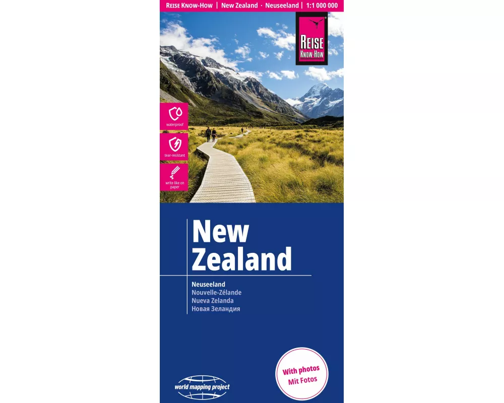Reise Know-How Landkarte Neuseeland | New Zealand (1:1.000.000)