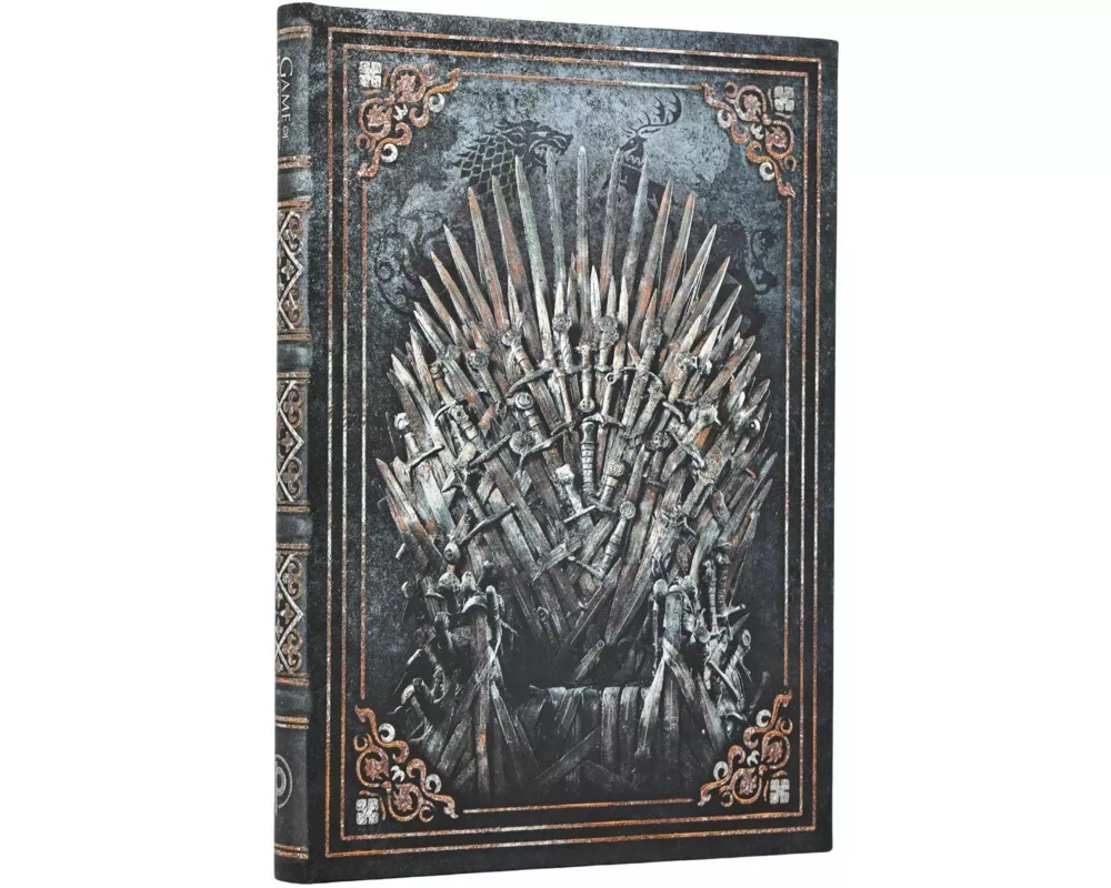 For the Throne (Game of Thrones Collection) Midi Unlined Hardcover Journal (Elastic Band Closure)