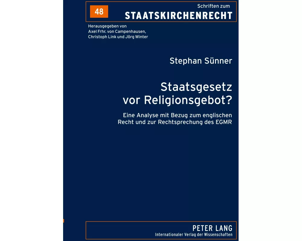 Staatsgesetz vor Religionsgebot?