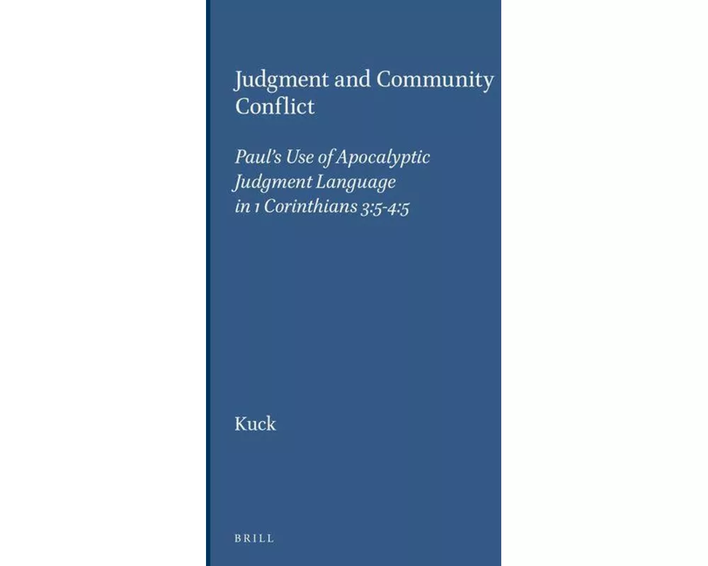 Judgment and Community Conflict