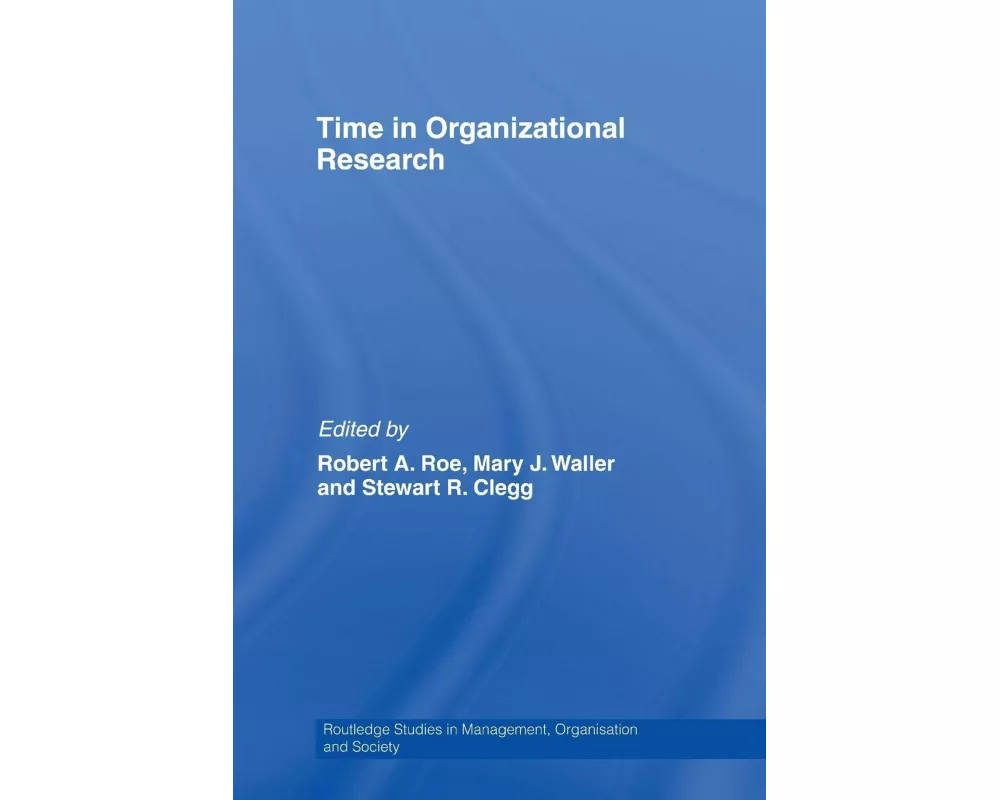 Time in Organizational Research