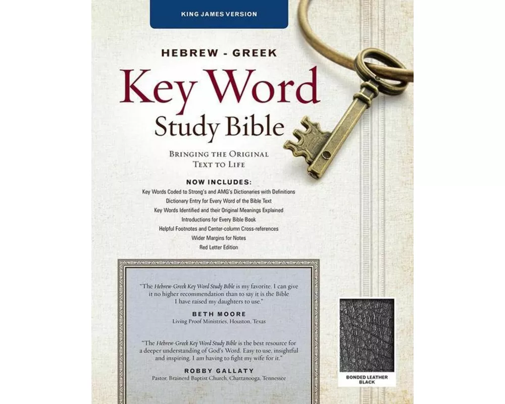Hebrew-Greek Key Word Study Bible-KJV