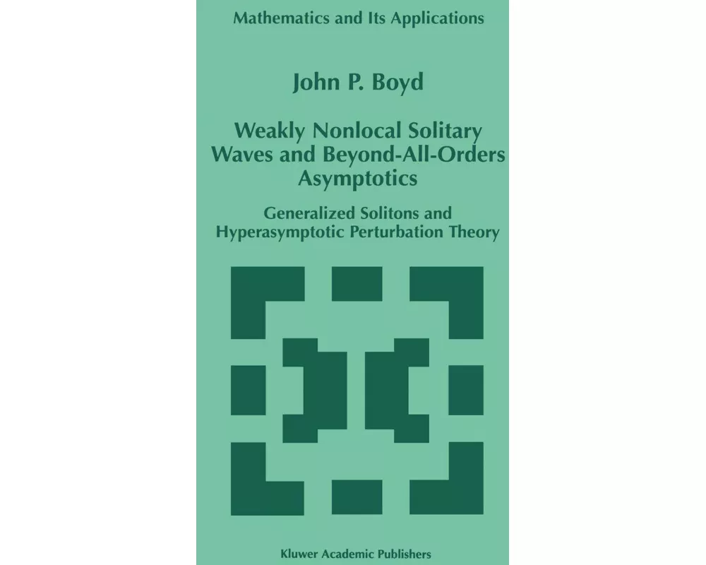 Weakly Nonlocal Solitary Waves and Beyond-All-Orders Asymptotics