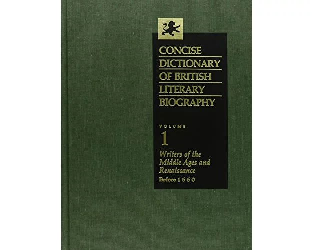 Concise Dictionary of British Literary Biography
