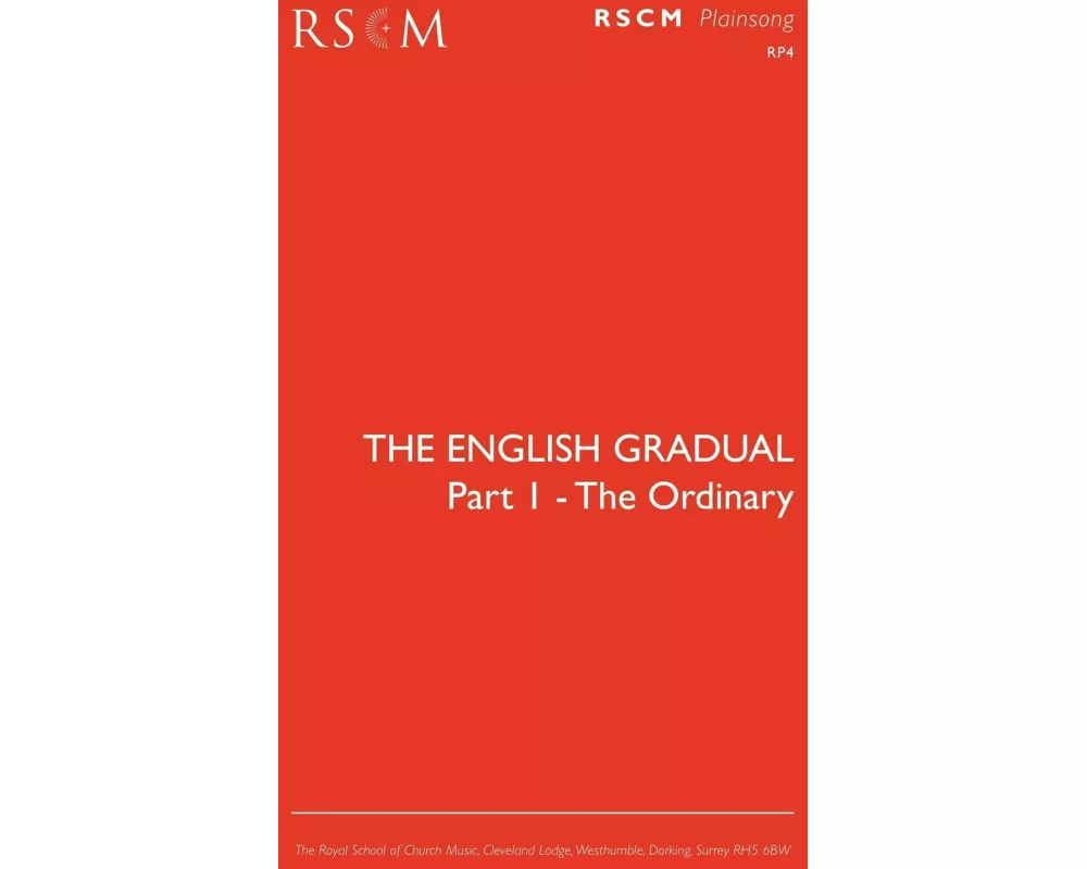 The English Gradual Part 1-The Ordinary