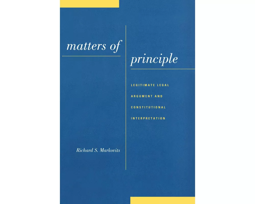 Matters of Principle