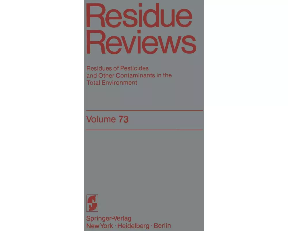 Residue Reviews