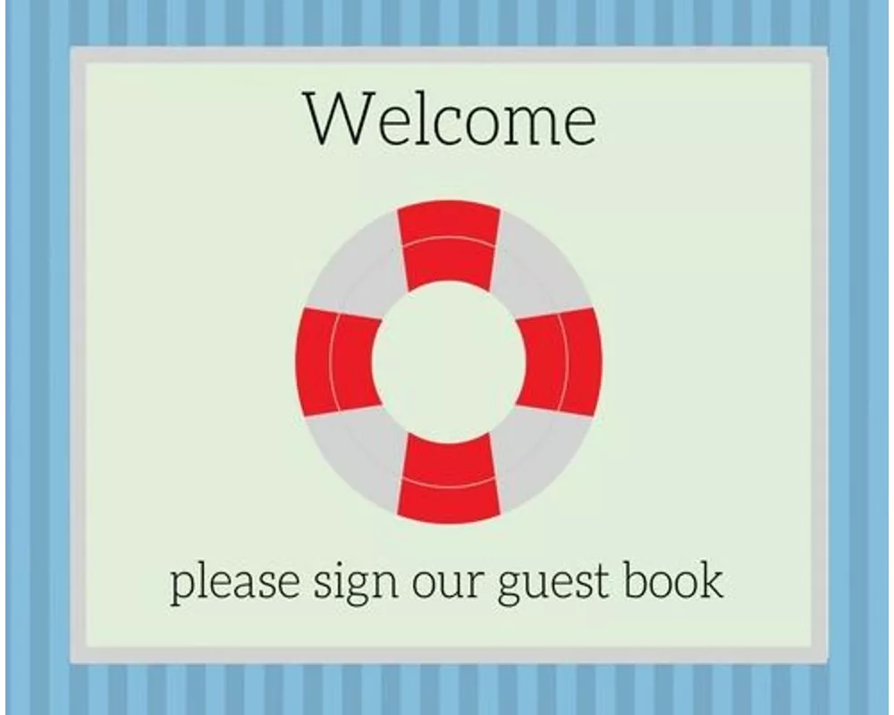 Guest Book for vacation home (Hardcover)