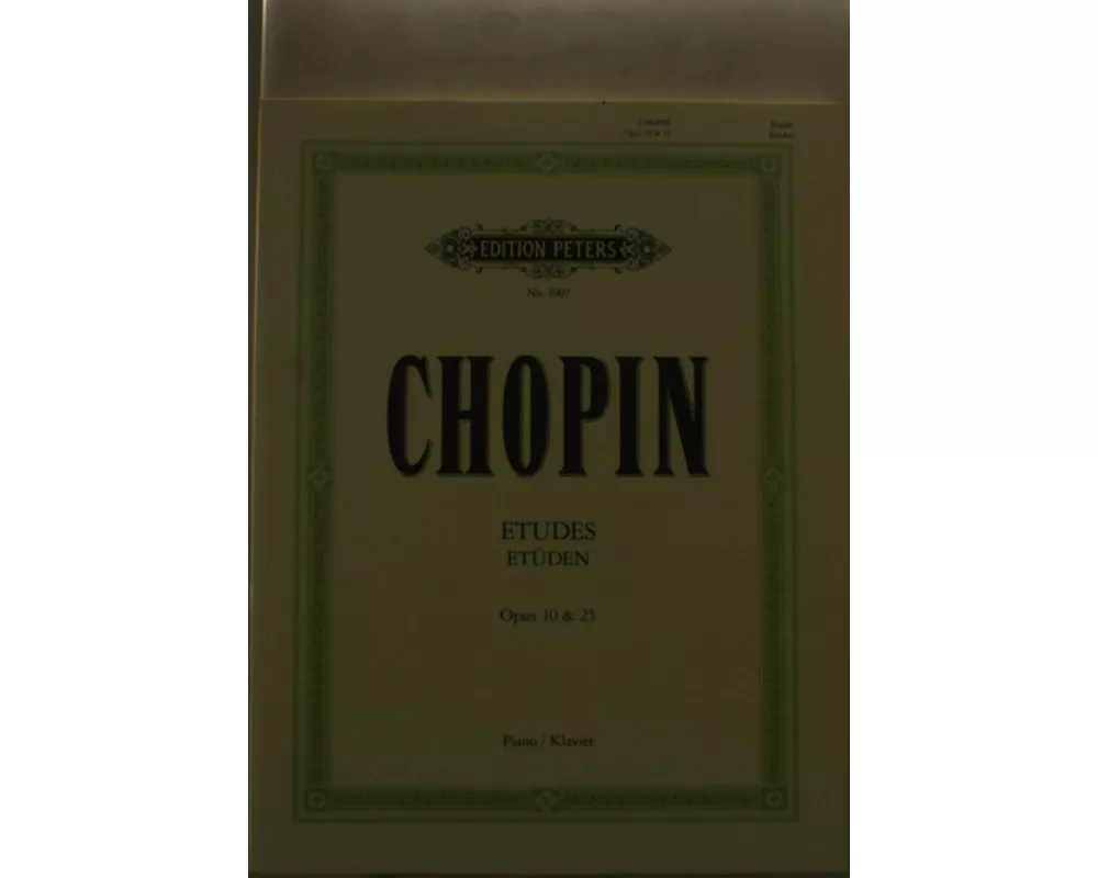 Etüden op. 10 · op. 25 · 3 Etüden ohne op.-Zahl