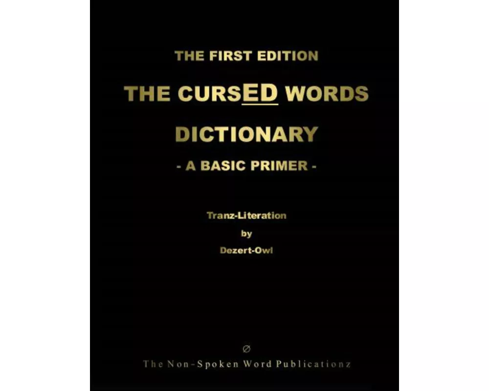 The CursED WORDS Dictionary