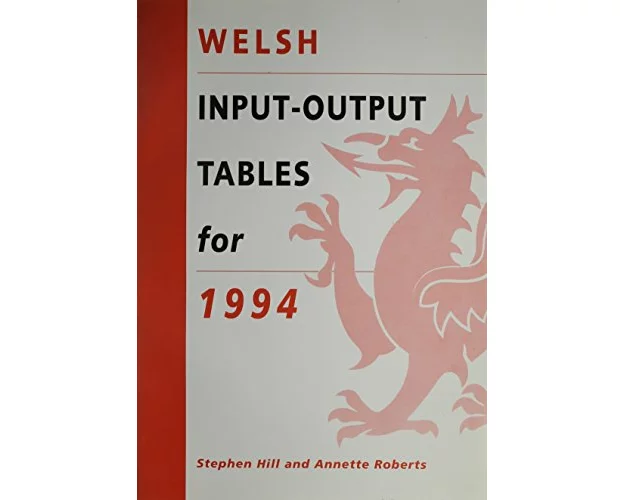 Welsh Input-Output Tables for 1994