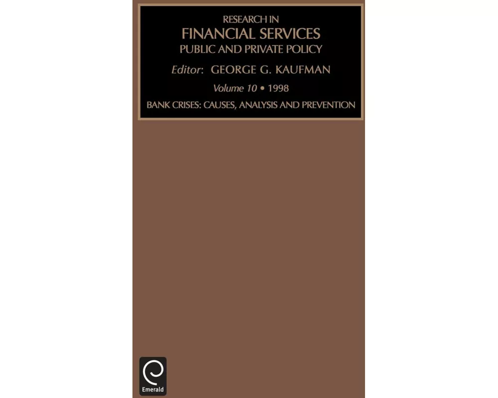 RESEARCH IN FINANCIAL SERVICES PRIVATE AND PUBLIC POLICY VOLUME 10Research in Financial Services (RFSE)