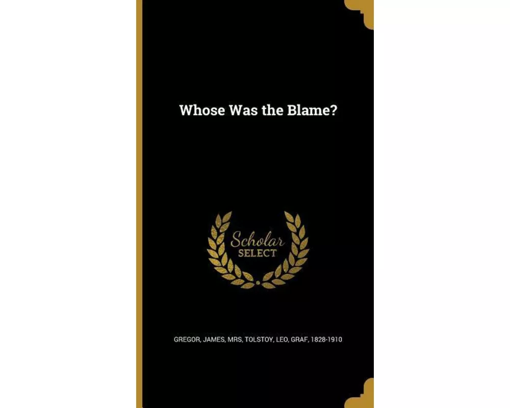 Whose Was the Blame?