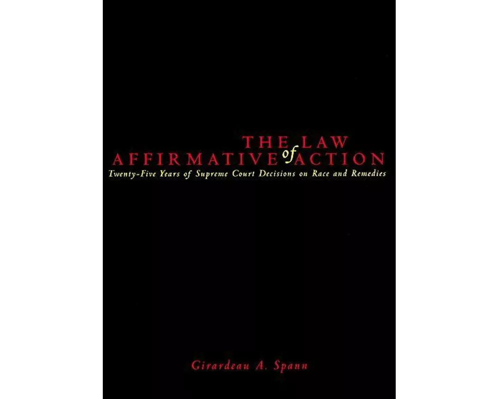 The Law of Affirmative Action