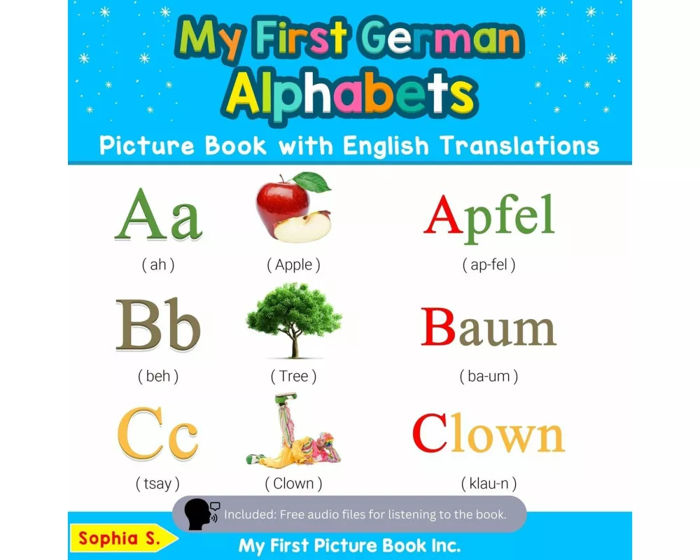 My First German Alphabets Picture Book with English Translations