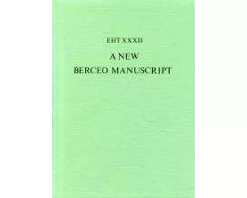 New Berceo Manuscript