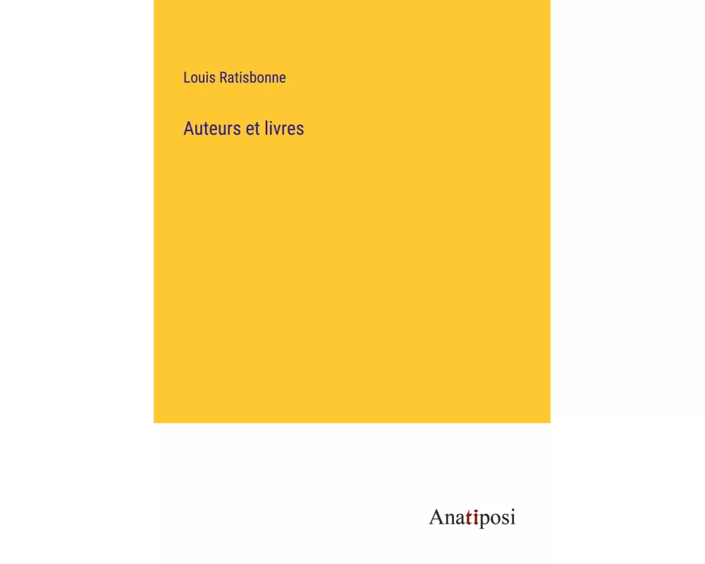 Auteurs et livres
