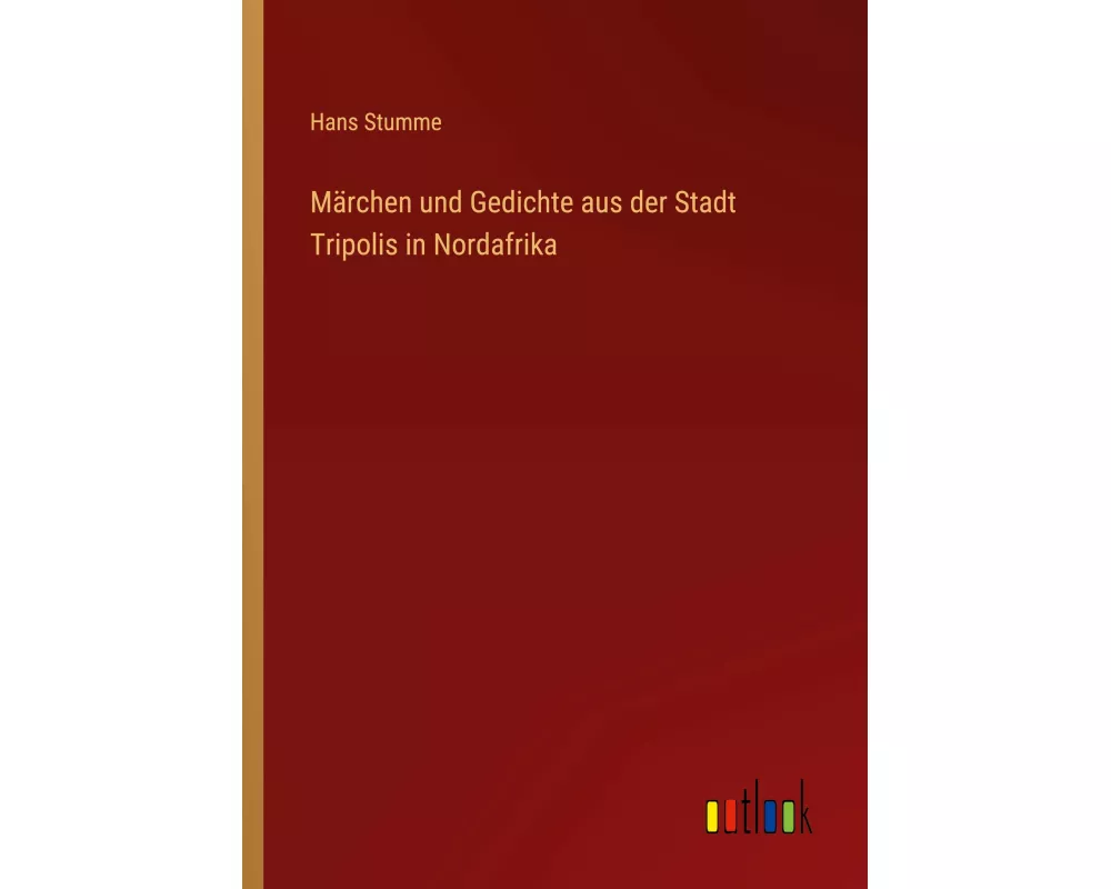 Märchen und Gedichte aus der Stadt Tripolis in Nordafrika