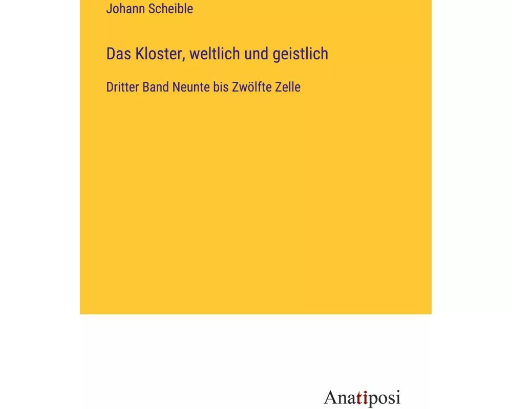 Das Kloster, weltlich und geistlich