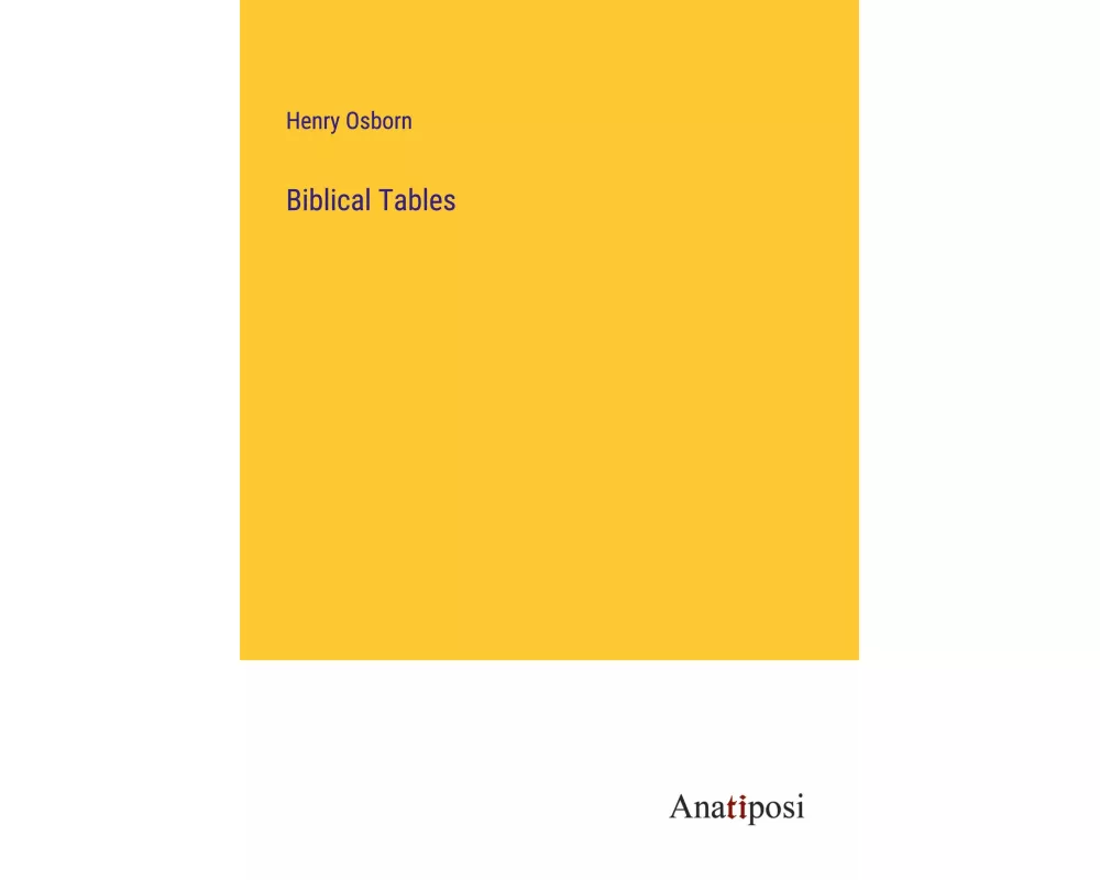 Biblical Tables